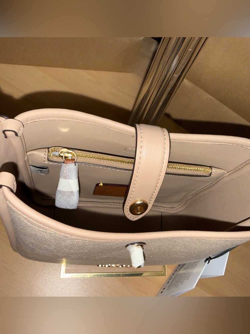 Coach Outlet Hadley Mini Crossbody Bag With Signature Canvas - Picture 9 of 16